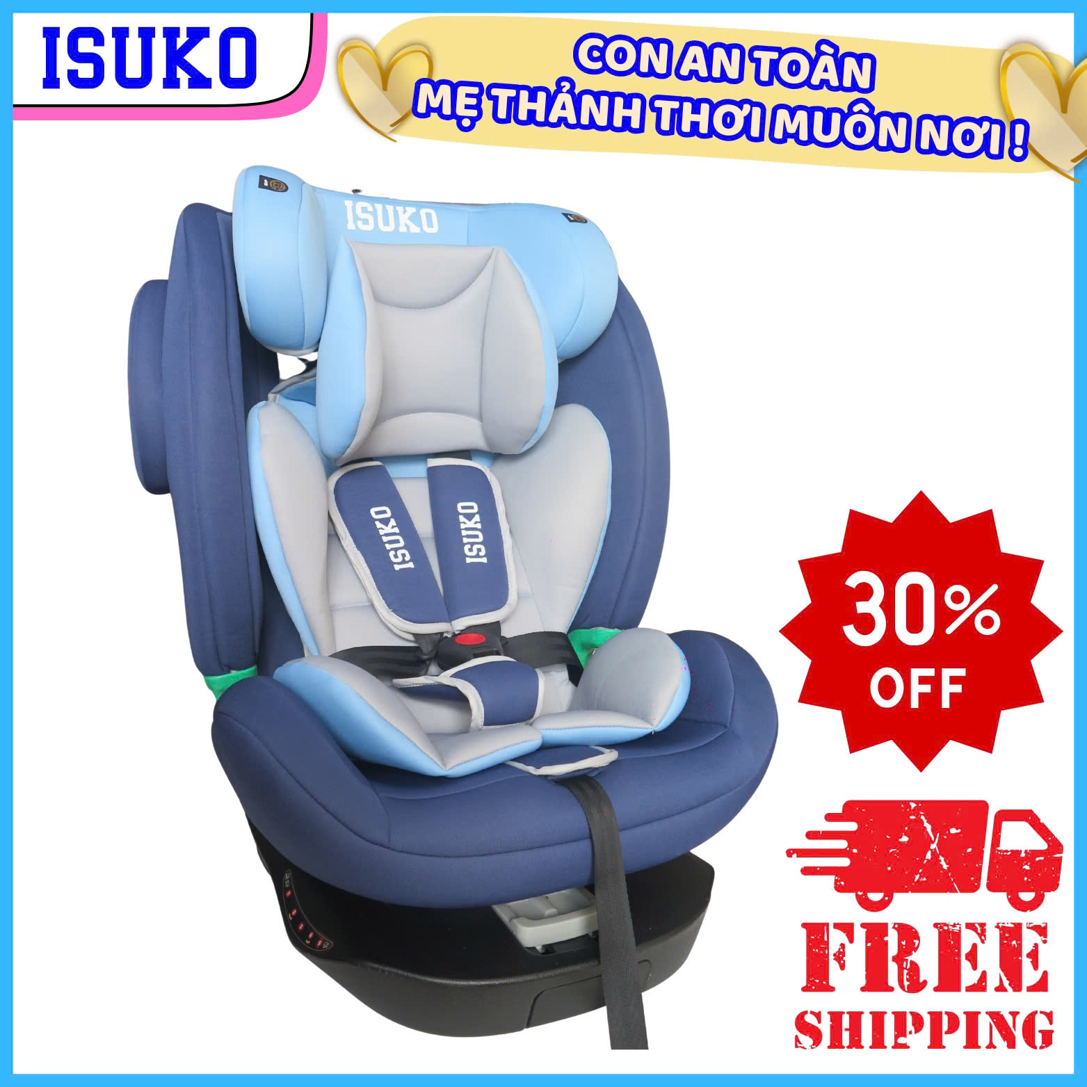 Ghế xanh blue
